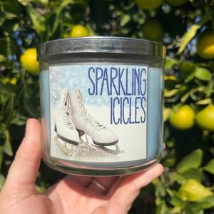 Sparkling Icicles Bath and Body Works candle